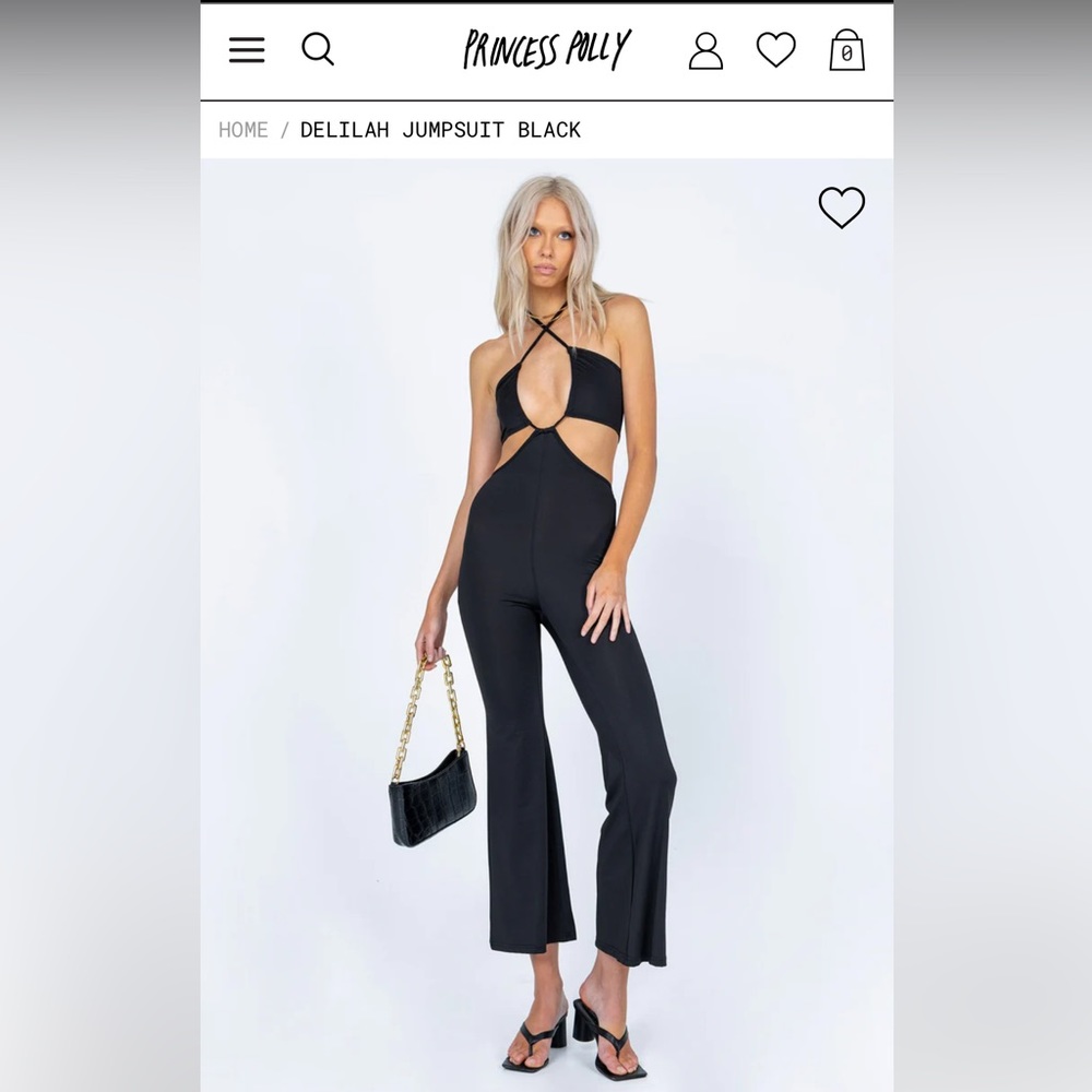 Princess Polly Jumpsuit in Black